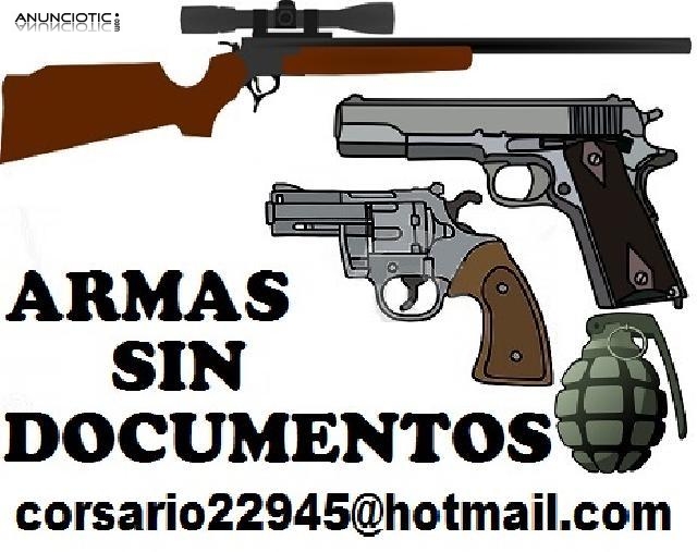 VENDO ARMAS SIN PAPELES ONLINE  corsario22945@hotmail.com