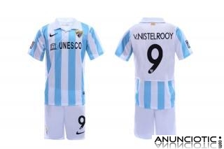 2012-2013 Malaga casa V.mostelrooy 9 100% poli¨¦ster