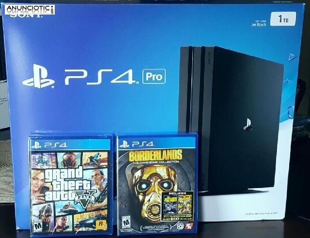 en venta Sony PS VR / Ps4 Pro 1TB console con Cuatro juegos 186 euros