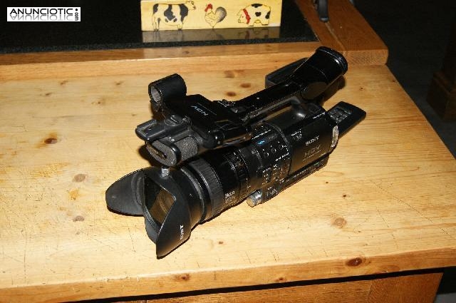 Sony Handycam HVR-Z1E Videocámara con muchos accesorios