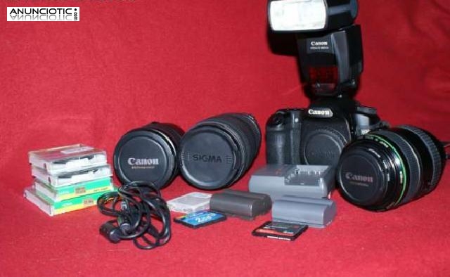 Super oferta canon mas 2 objetivos