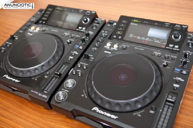 Pareja pioneer cdj 2000 cd reproductor mp3 usb 