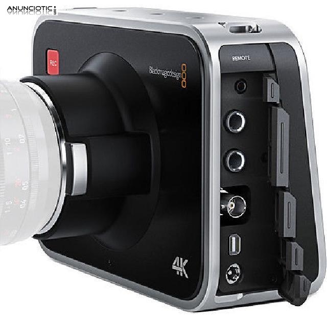 Cámara Producción Blackmagic 4K con 480GB SSD, PowerPack y OCP Protección d