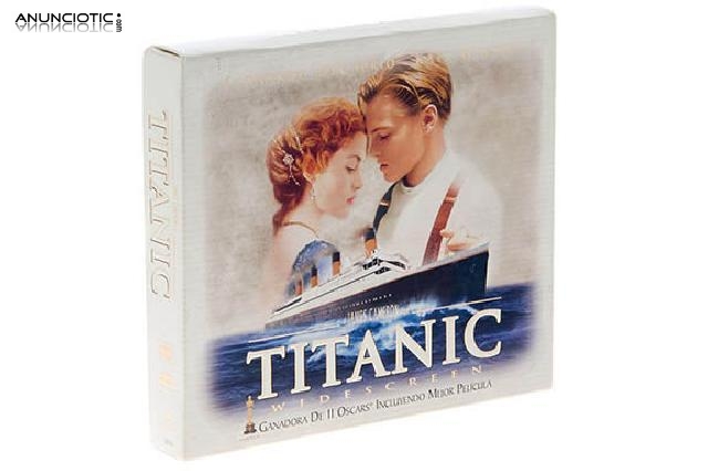 Película titanic en vhs edición coleccionista.