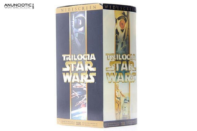 Trilogía vhs star wars box set remasterizada