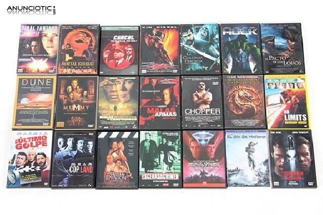 Pack de 21 dvds acción