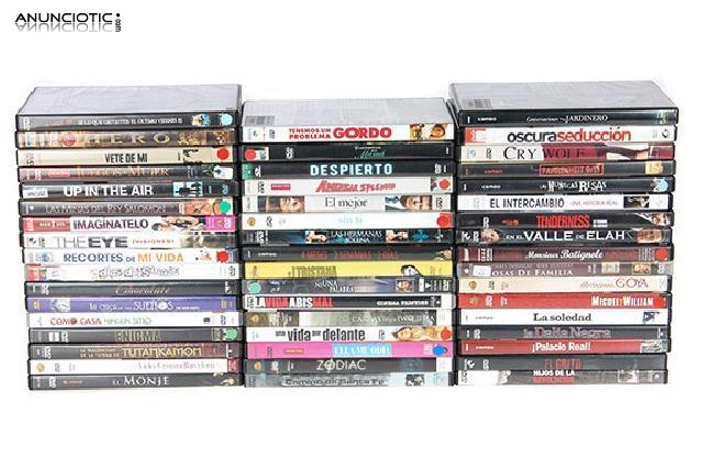 Lote 50 peliculas variadas dvd