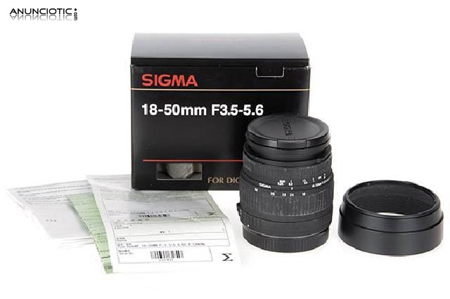 Sigma 18-50 con hongos