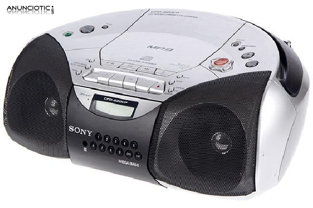 Radio cd cassette sony cfd-s20cp