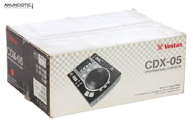 Vestax cdx-05 reproductor cd dj