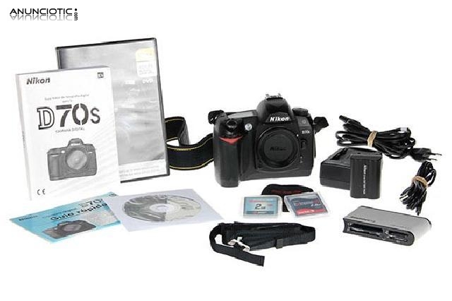 Nikon d70s -cuerpo- cámara digital réflex