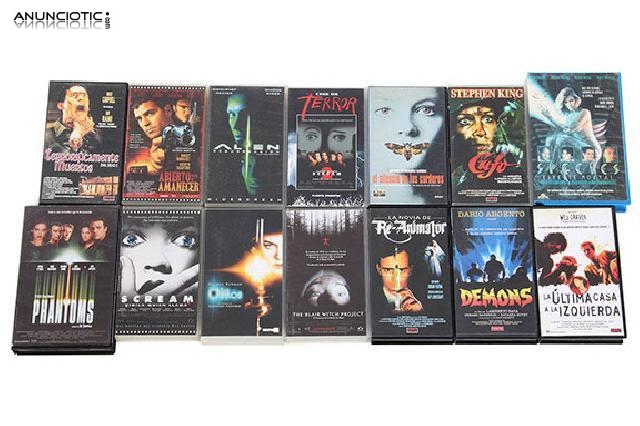 Pack de 14 vhs terror