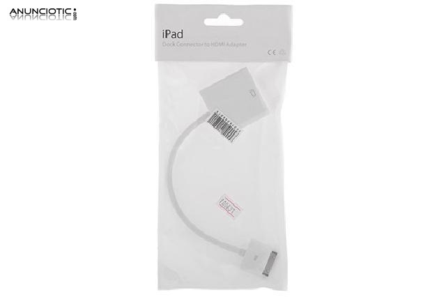 Adaptador de hdmi + usb mini ipad