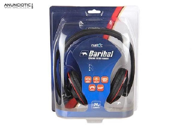 Natec baribal auriculares y micrófonos