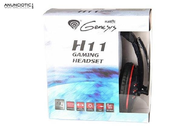 Auriculares gaming genesis h11