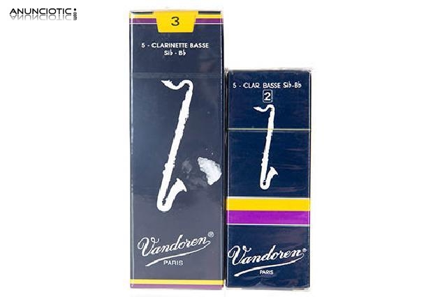 Cañas vandoren para clarinete bajo