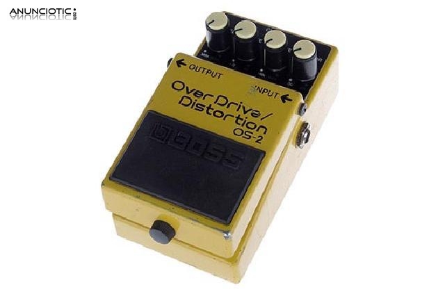 Boss os-2 pedales y pedaleras