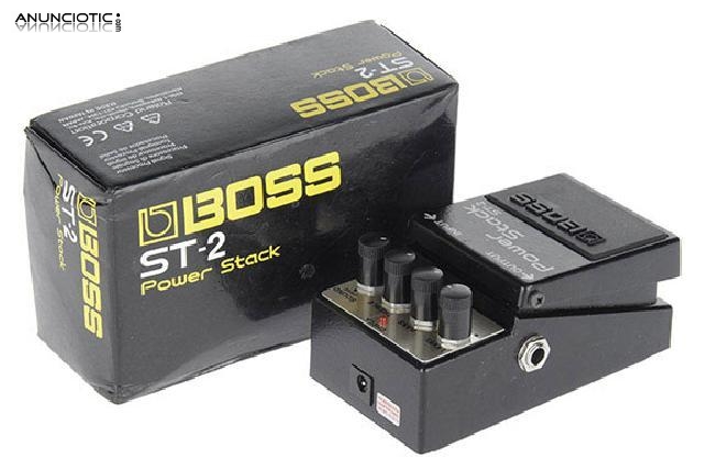 Boss st-2 pedales y pedaleras