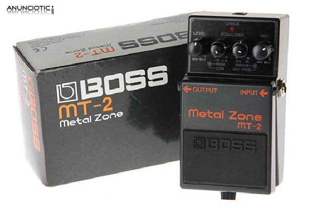 Boss mt-2 pedales y pedaleras