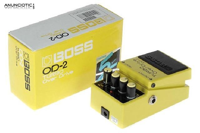 Boss od-2 pedales y pedaleras