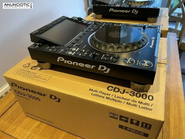 Pioneer CDJ-3000, Pioneer DJM-A9, Pioneer DJM-V10-LF, DJM-900NXS2