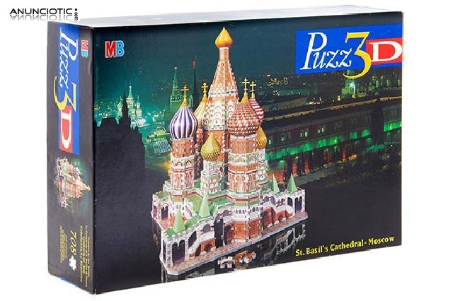 Puzzle 3d catedral mb juegos