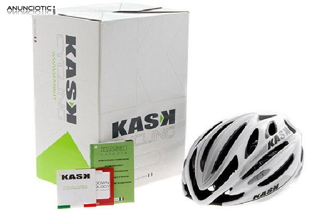 Casco ciclismo kask color blanco talla m