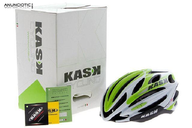 Casco ciclismo kask color lima talla m