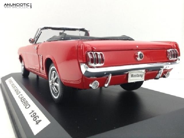 Coche metal welly ford mustang cabrio 