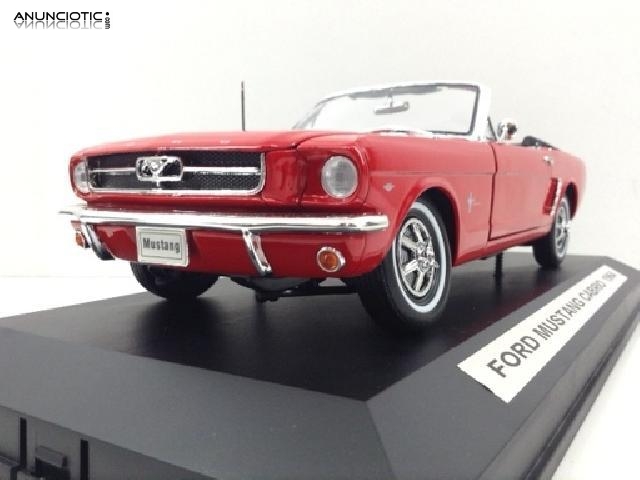 Coche metal welly ford mustang cabrio 