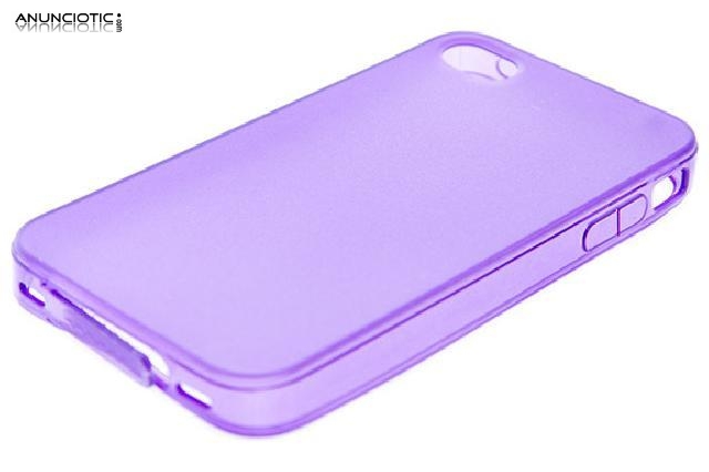 Carcasa morado para iphone 4