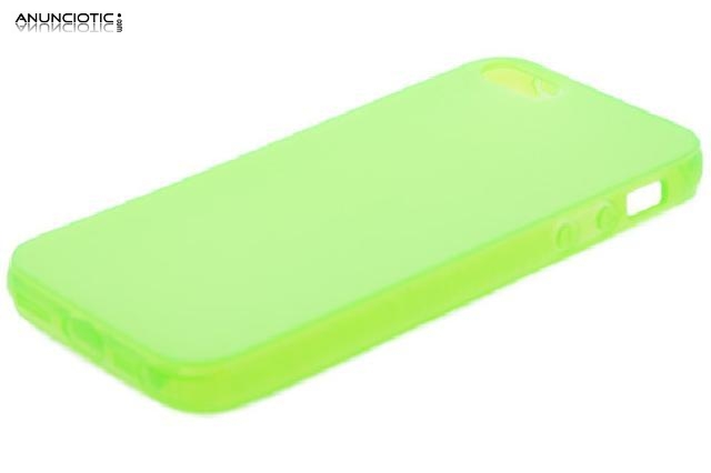 Carcasa verde lima para iphone 5.