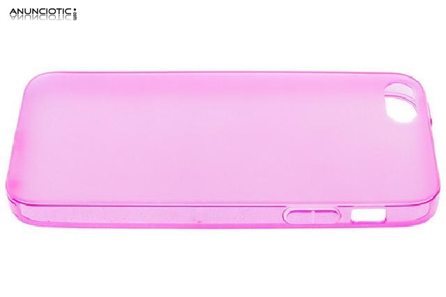 Carcasa fucsia para iphone 5.