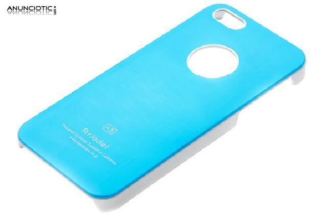 Carcasa turquesa para iphone 5.