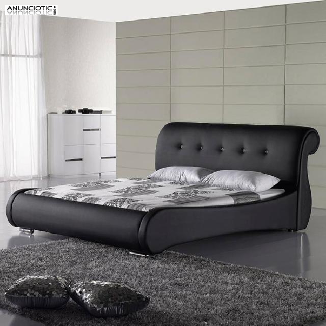 OUTLET CAMA ROMANCE BLANCO 140X190CM