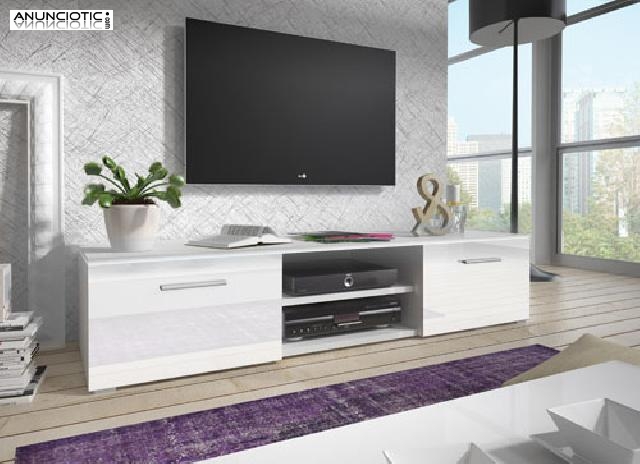 MUEBLE TV MODELO OLGA BLANCO SIN LED