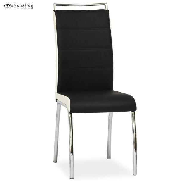 Silla persia para el comedor en color negro