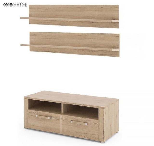 Mueble de tv 2 baldas monet sanremo