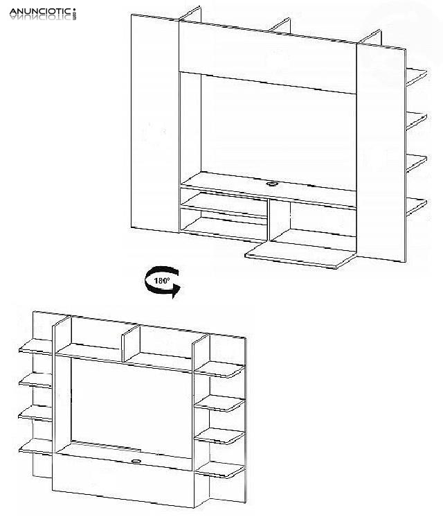 Mueble de TV modelo Avalon blanco