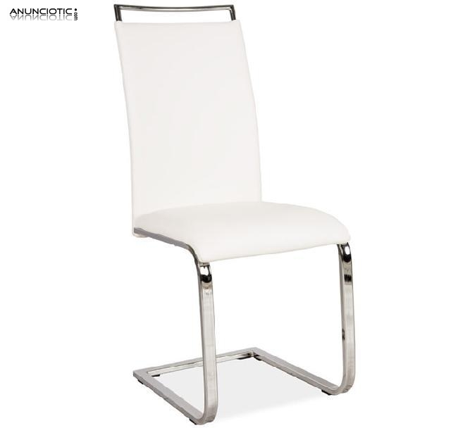 Orinoco silla de comedor negro o blanco