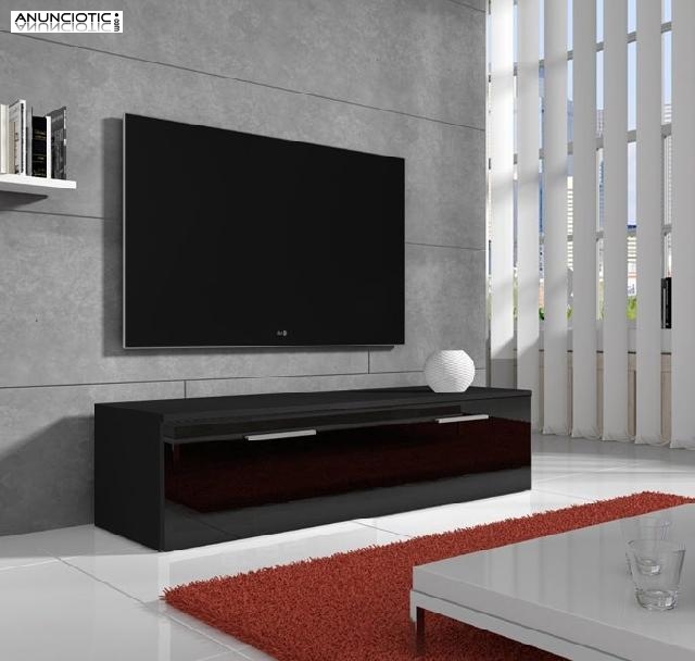 Mueble de TV modelo Arona color negro