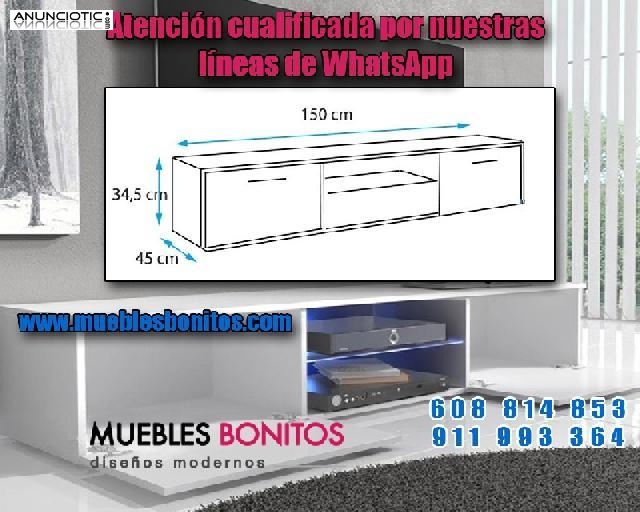 Mobiliario TV con luces LEDs 3427