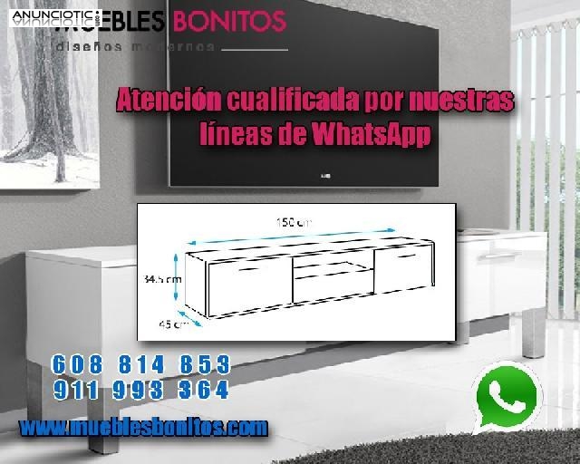 Mueble TV con patas ref 3707