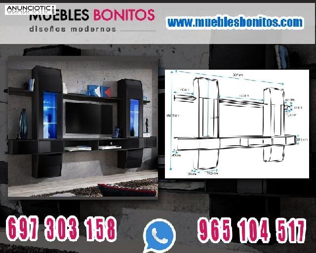 Mueble de salón, modelo Nilson