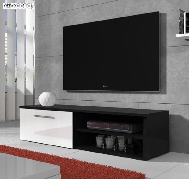 Mueble TV modelo Dragoni cuerpo negro y