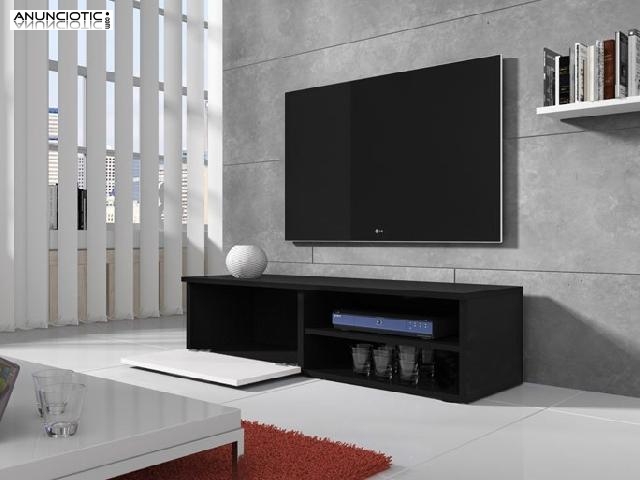 Mueble TV modelo Dragoni cuerpo negro y