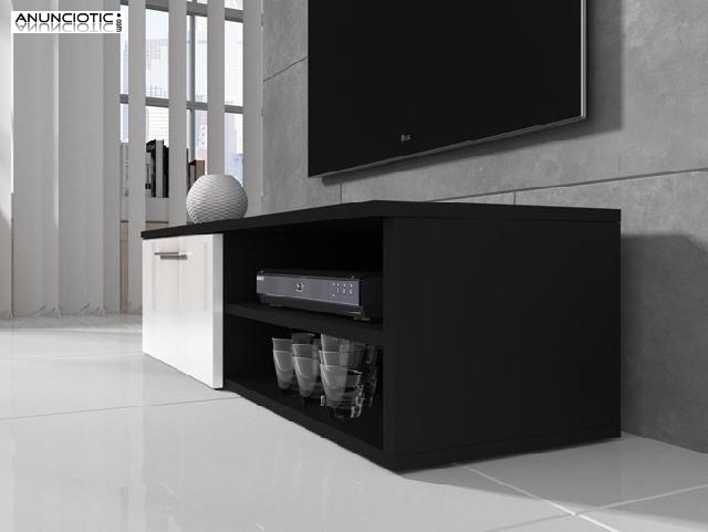 Mueble TV modelo Dragoni cuerpo negro y