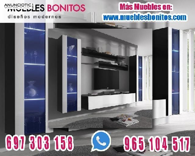 Muebles Negro y Blanco Individuales