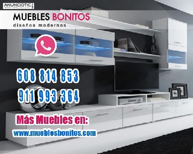 Mueble de salón blanco