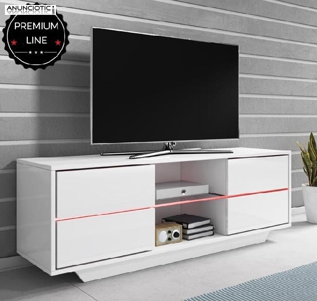 Mueble tv priot 130cm todo alto brillo